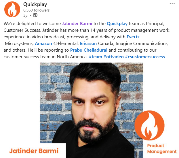 Quickplay Onboarding